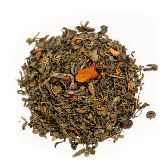 Herbata zielona z dzikiej wiśni i cynamonu (Chinese Dragon). 100 g