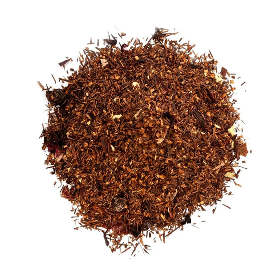 Rooibos Malina i Jagoda – Owocowa czerwona herbata bezkofeinowa. 100 g