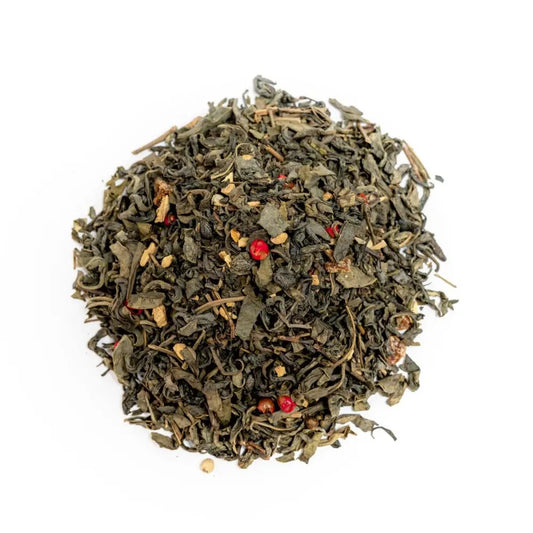 Zielona herbata z chutneyem brzoskwiniowym China (Chinese Dragon). 100g