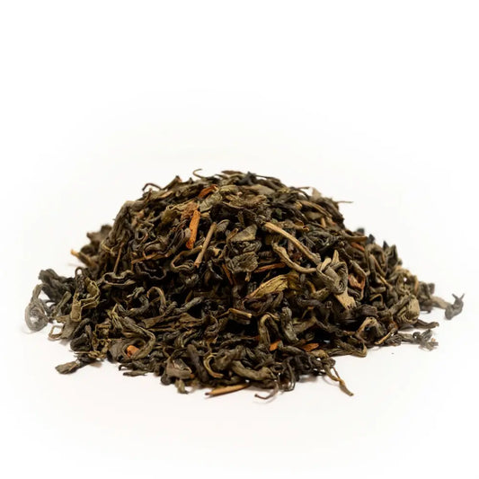 Zielona herbata Chinese Dragon o smaku wanilii i cynamonu. 100 g